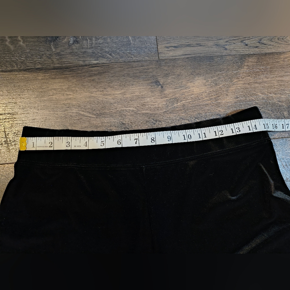 Susan Graver Black Velour Pants Medium - Picture 3 of 6